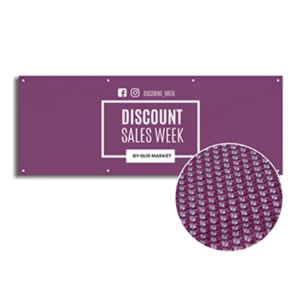 Mesh Banner 8oz Polyester Mesh (Vinyl Banners)